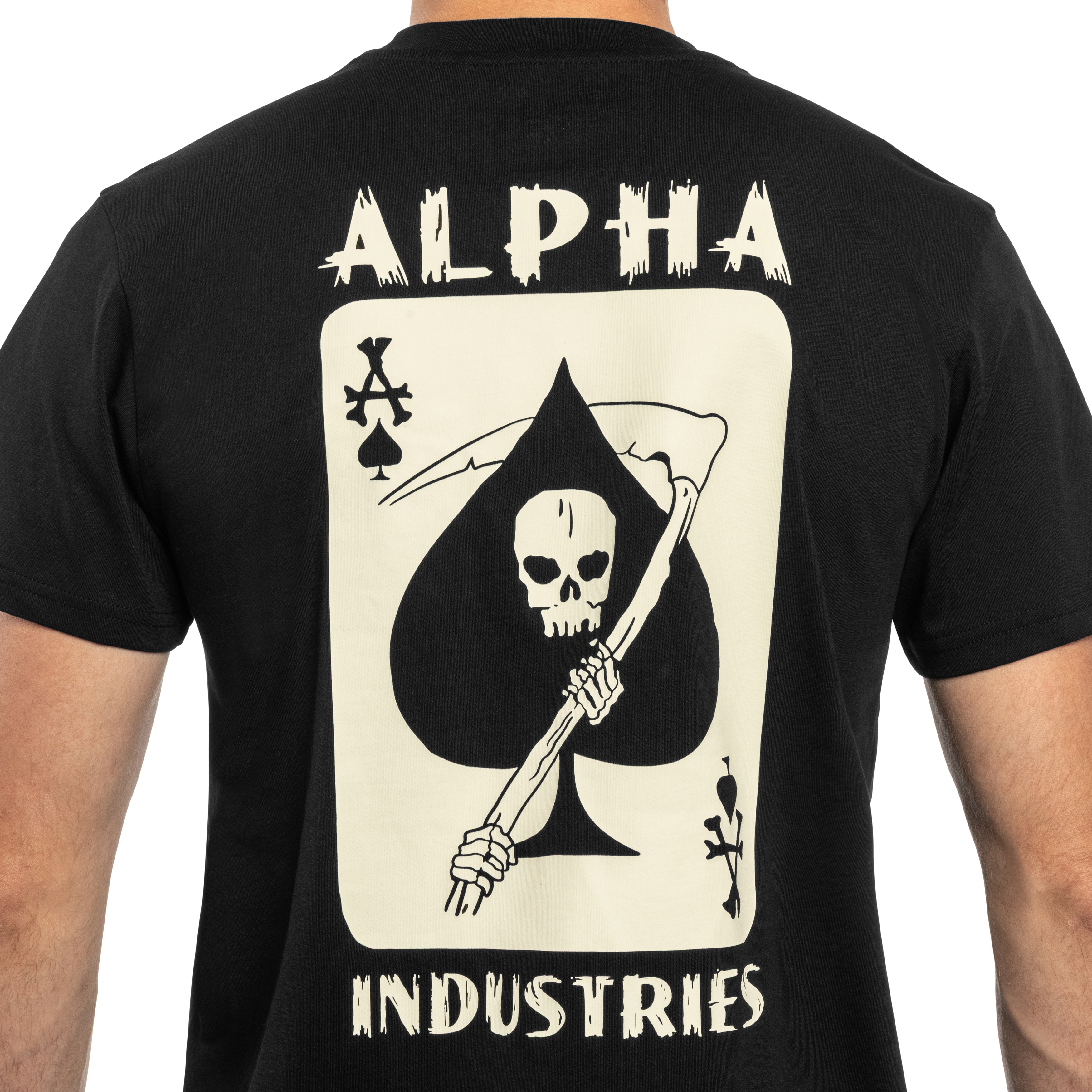 T-shirt Skull Ops Alpha Industries - Black