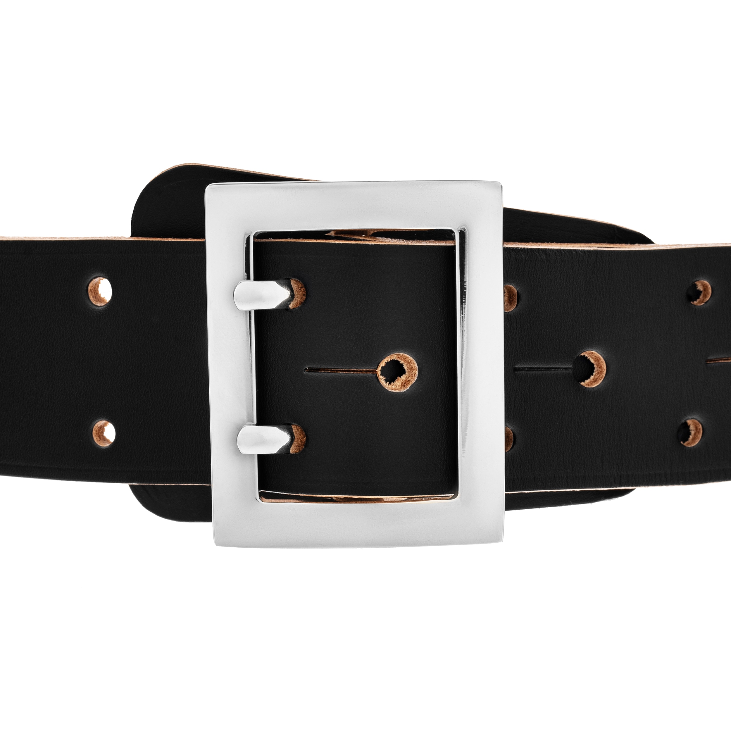Ceinture d'officier en cuir M&M Leder - Noir