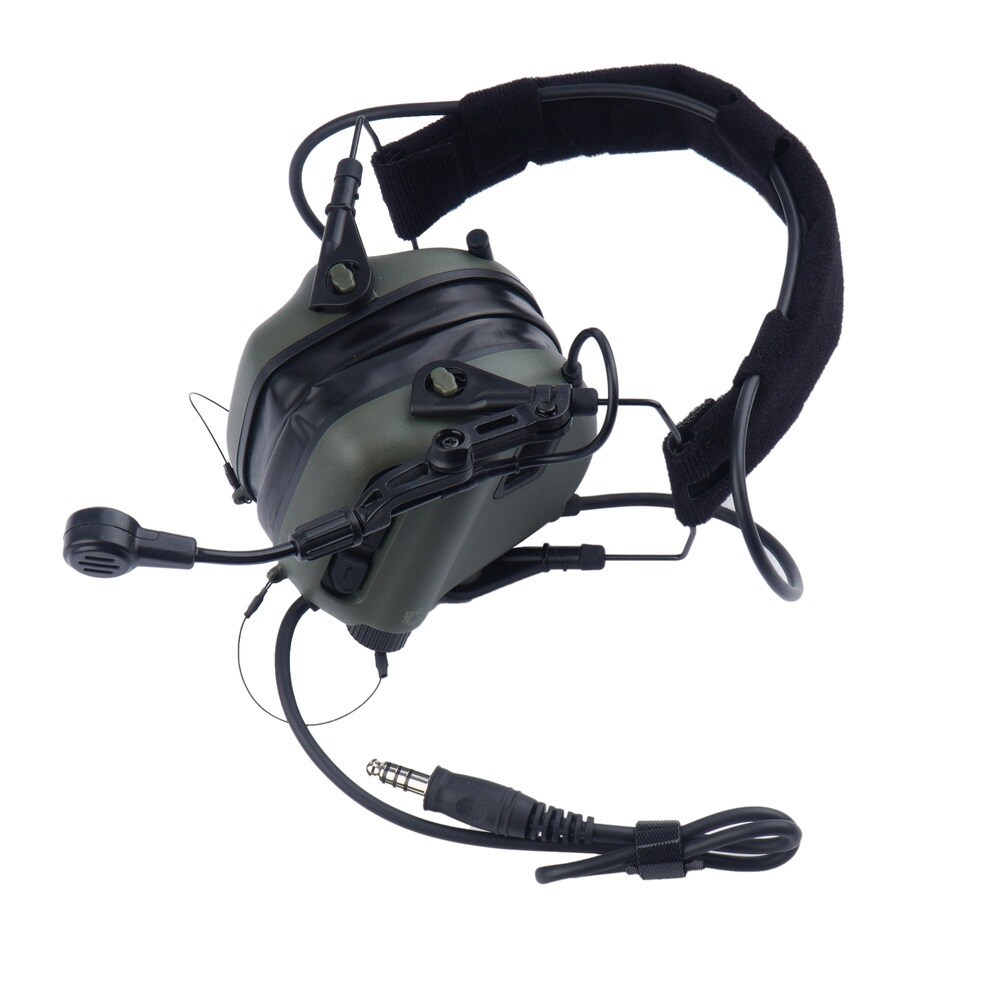 Protections auditives actives M32 MARK4 Earmor - Foliage Green