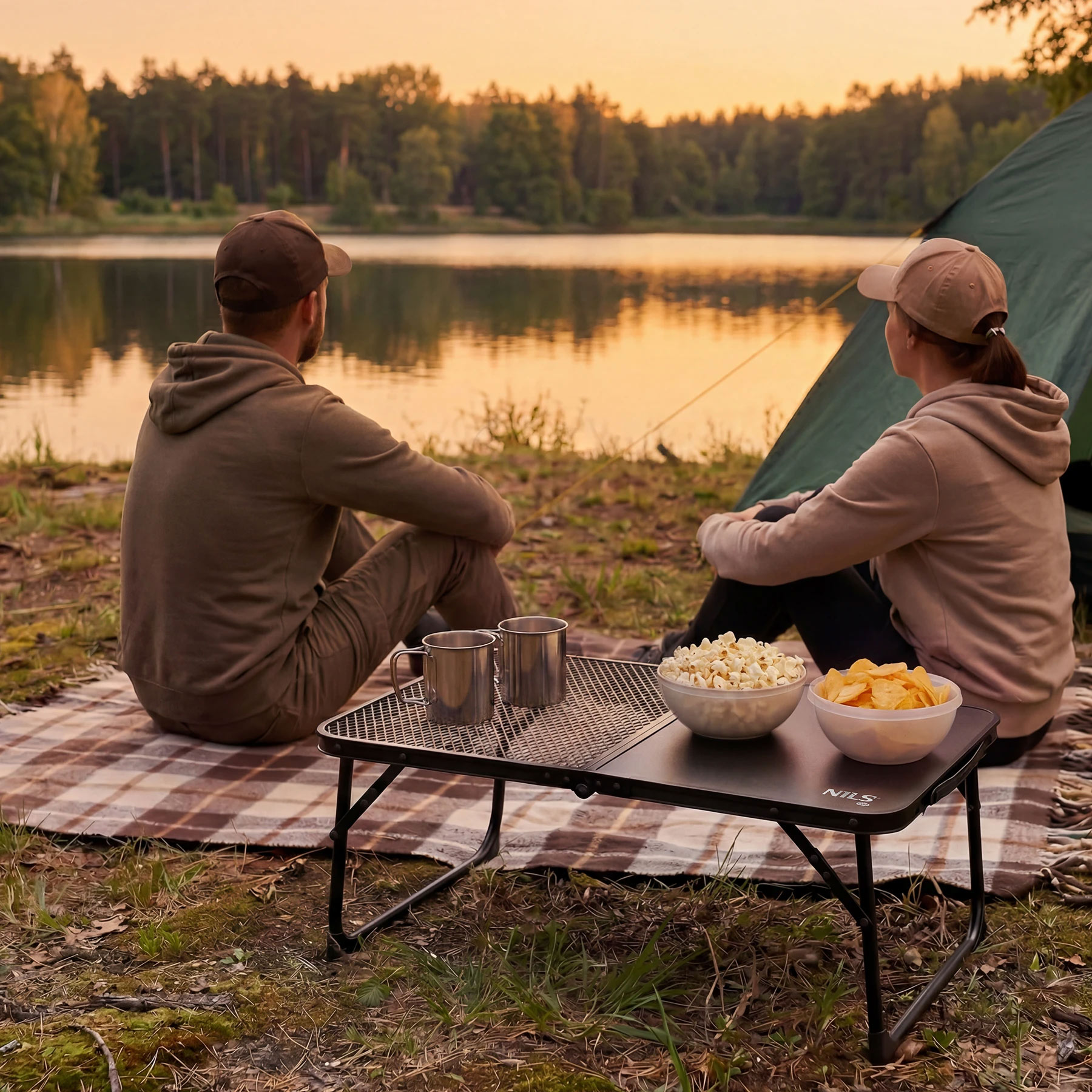 Table pliante Camp NC3406 Nils - Black