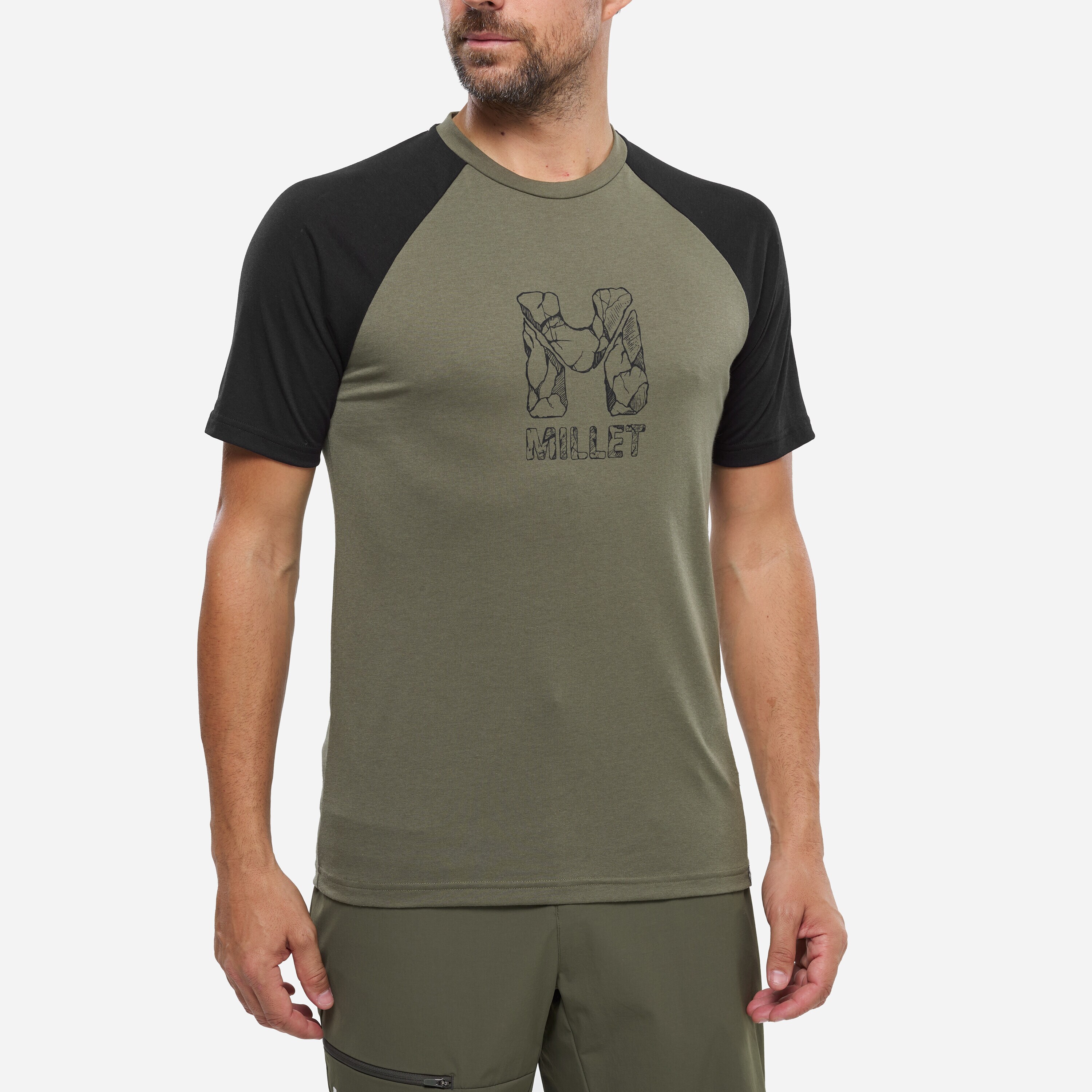 T-shirt Cimai Natural Millet - Khaki