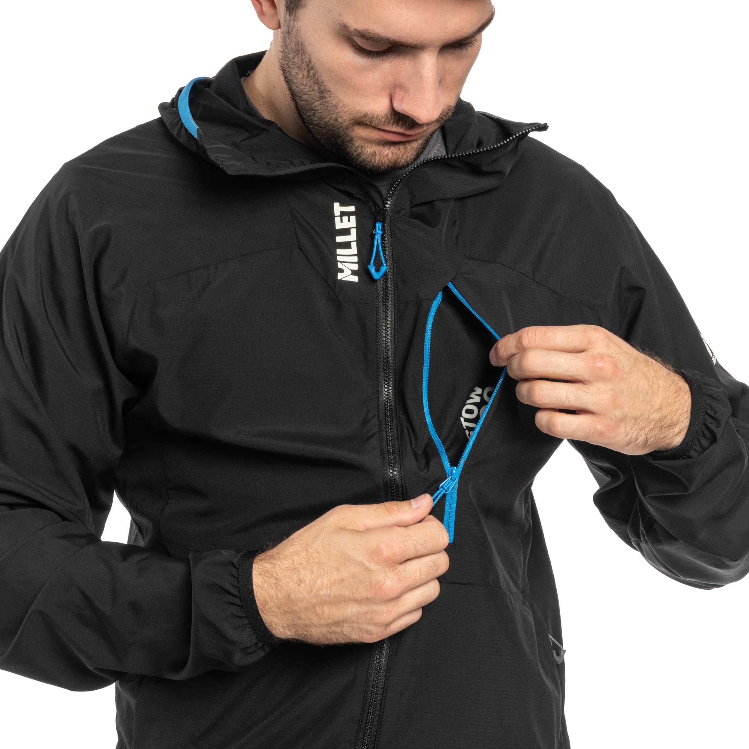 Veste Softshell Parmelan Windbreaker Millet - Black