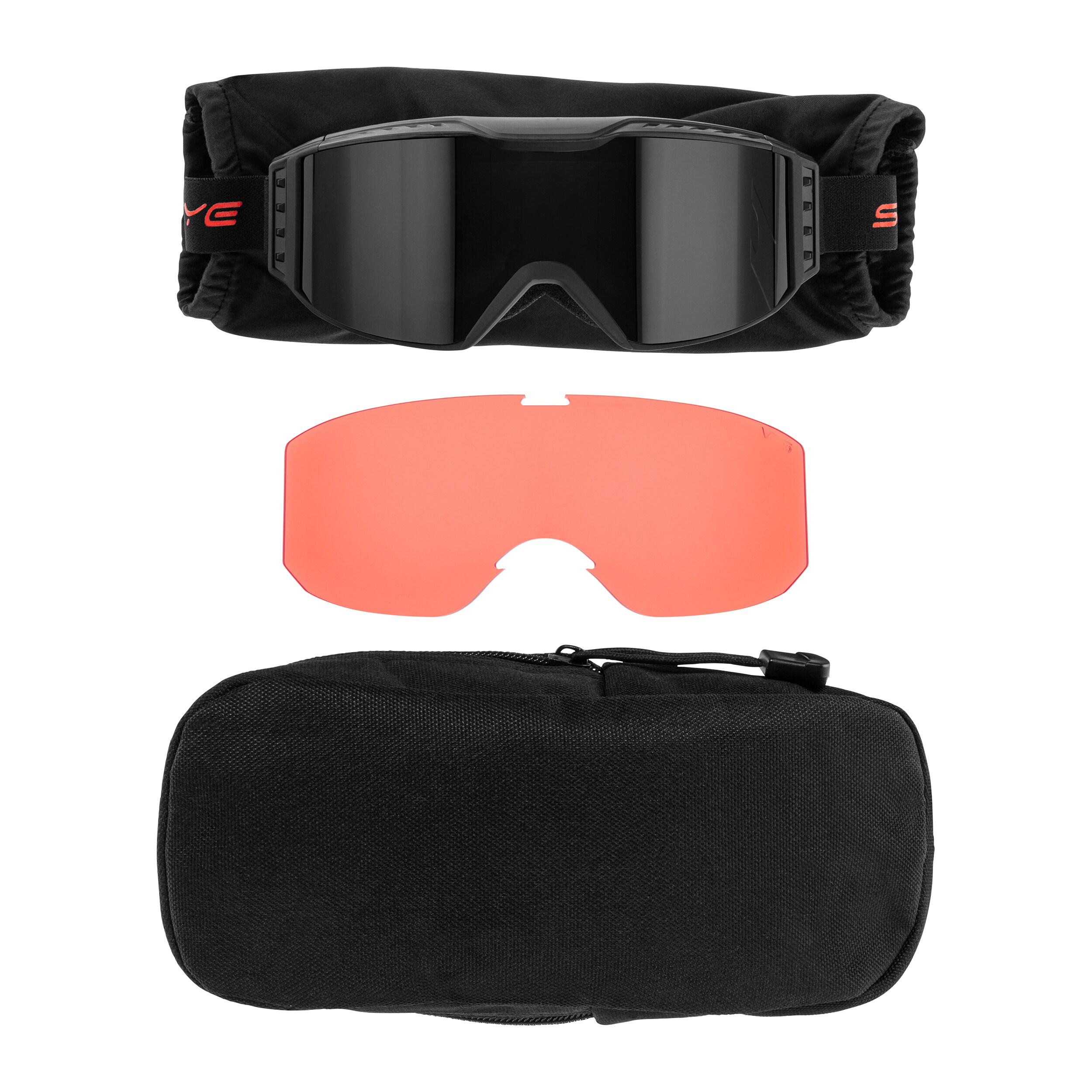 Lunettes de protection ShadowV620 Swiss Eye - Vermilion/Smoke/Black