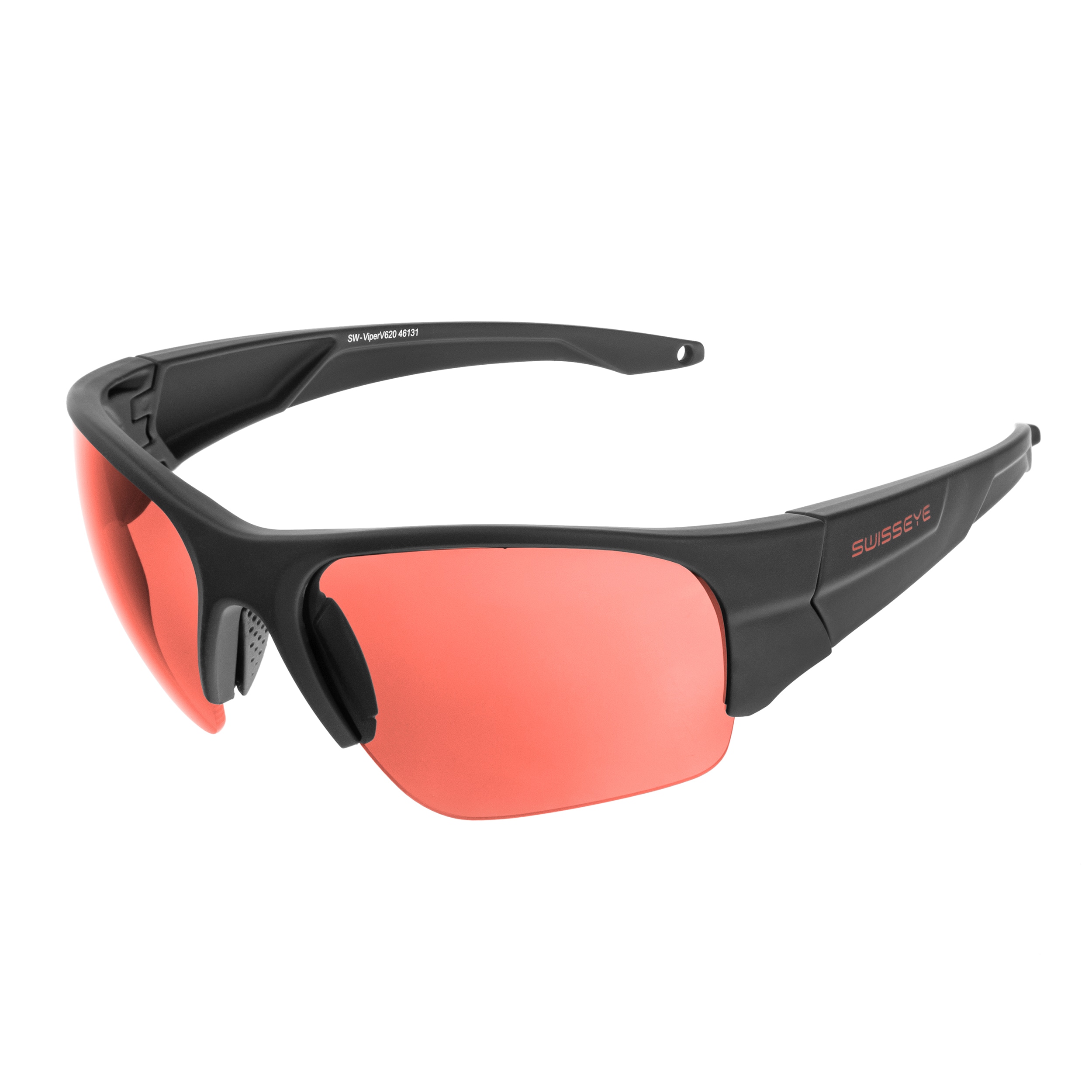 Lunettes tactiques ViperV620 Swiss Eye - Smoke/Vermilion/Black