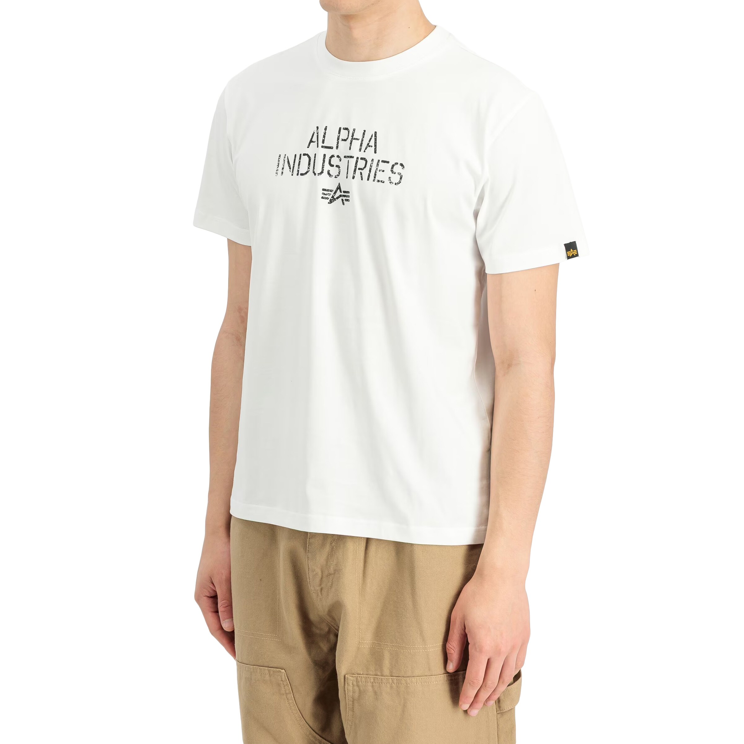 T-shirt Target Backprint Alpha Industries - White