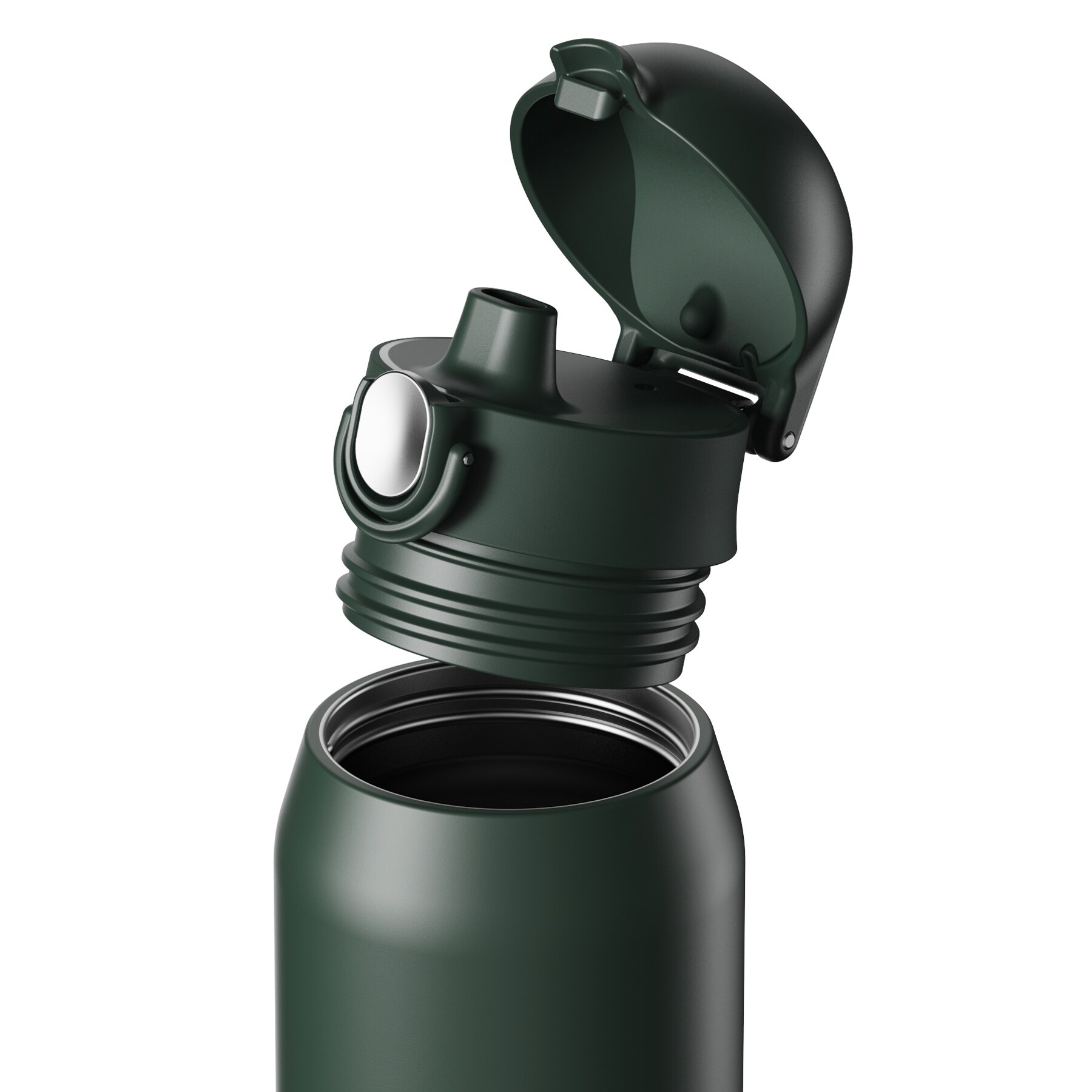 Bouteille thermique Revive Triple Wall Flip 540 ml ION8 - Forest Dark Green