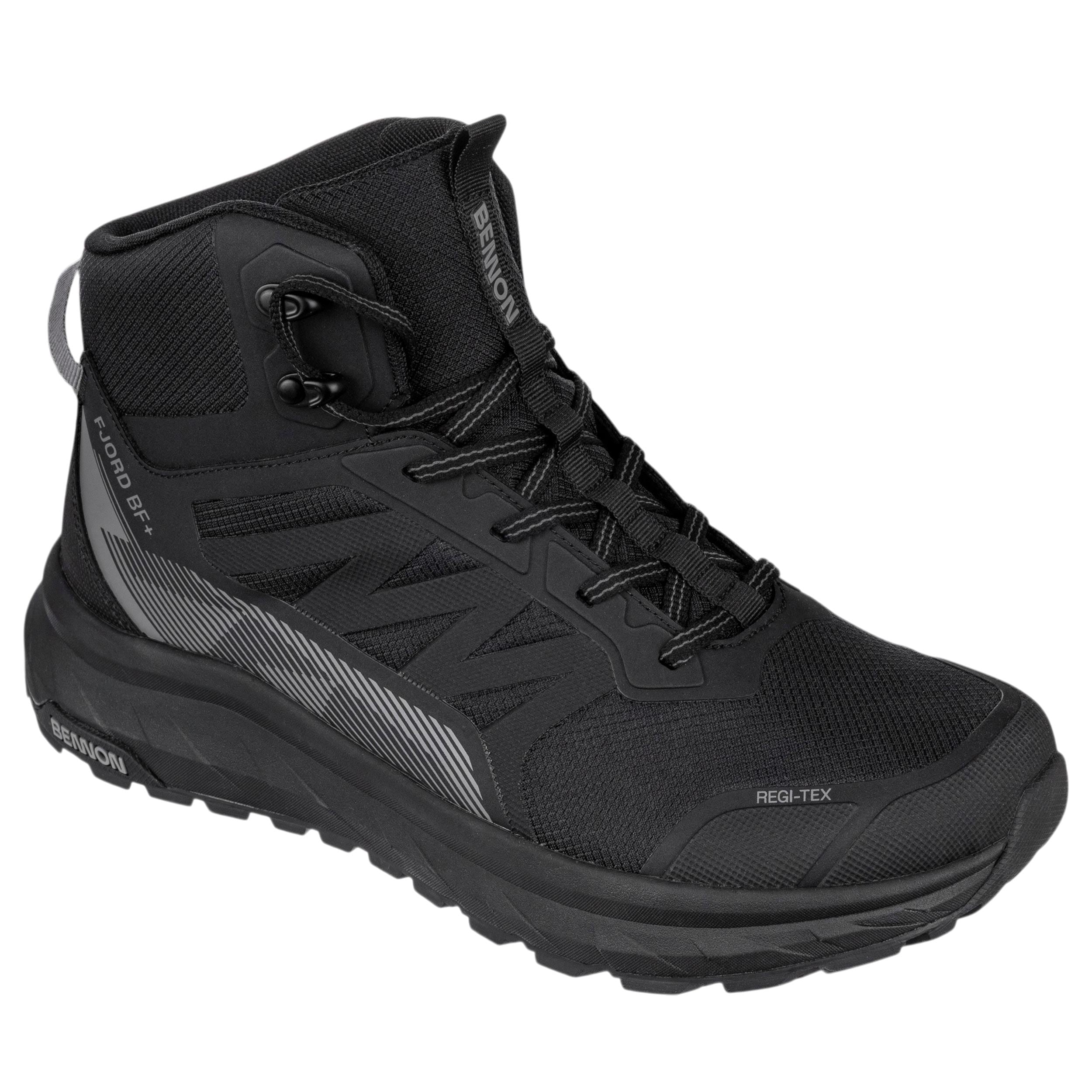 Chaussures Fjord Barefoot+ 06 Mid Bennon - Black