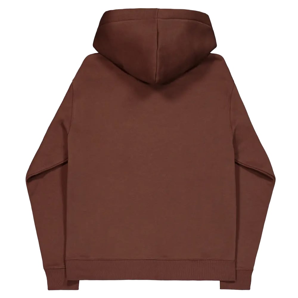 Sweat-shirt Basic Zip Hoody Small Logo Alpha Industries - Powder Brown