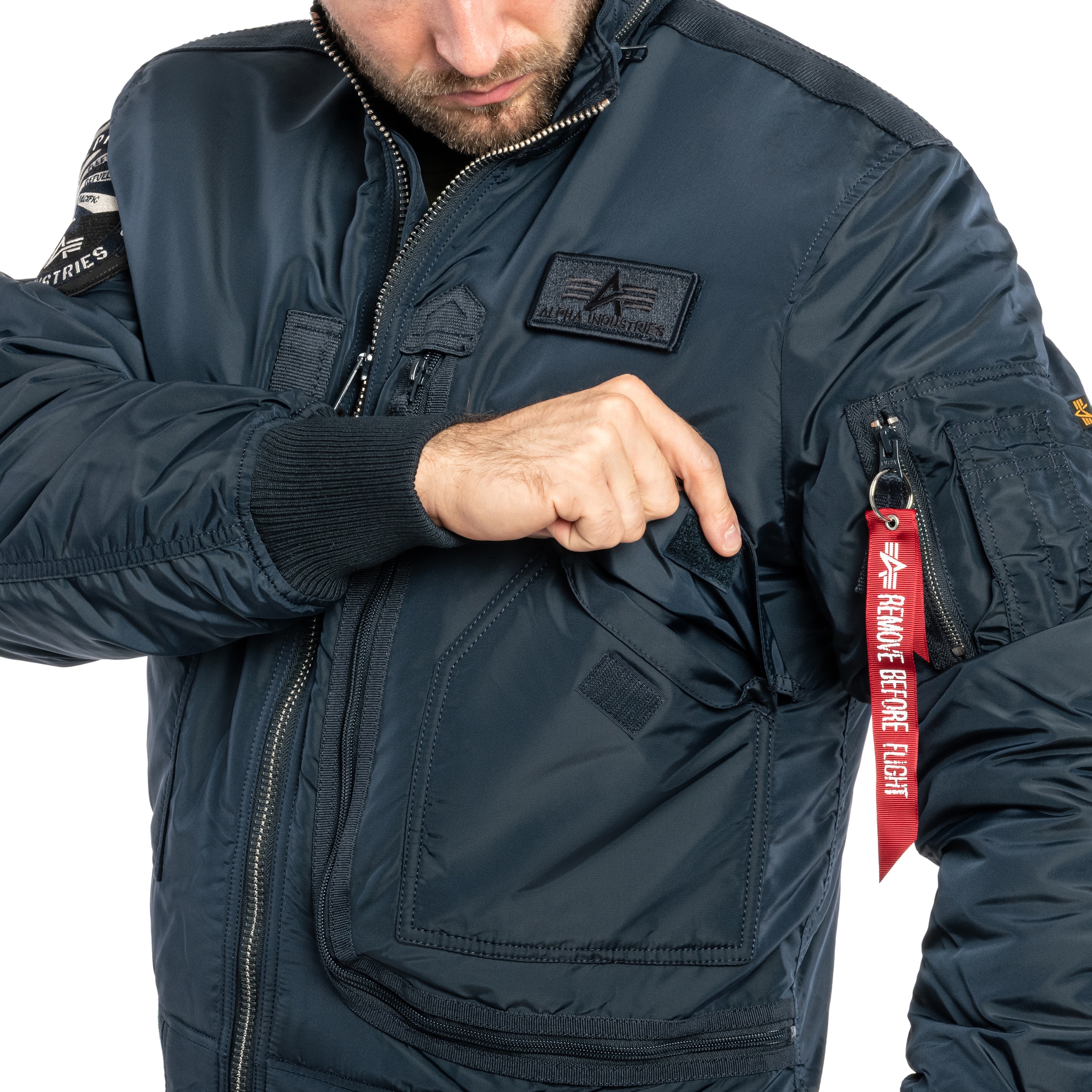 Veste Engine Alpha Industries - Replica Blue