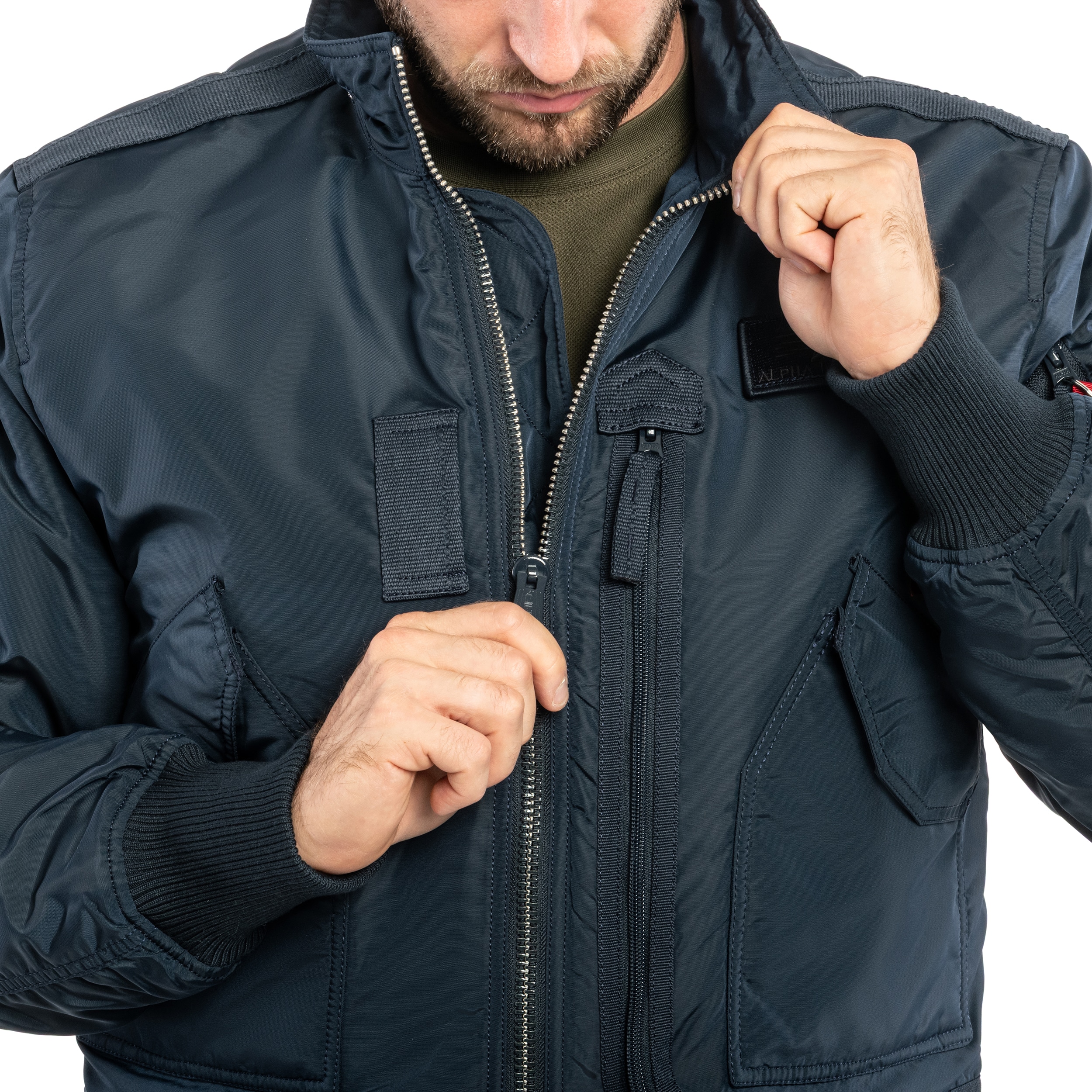 Veste Engine Alpha Industries - Replica Blue