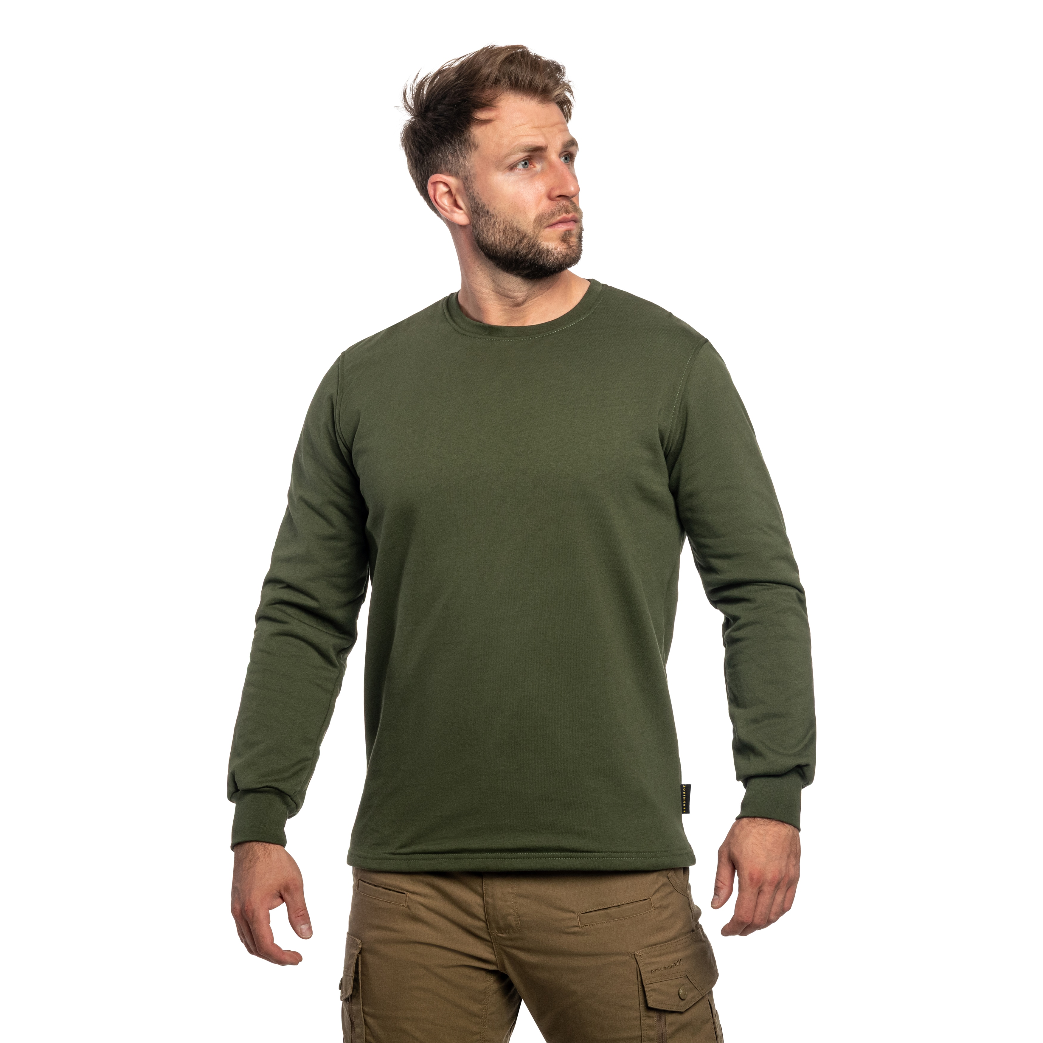 Sweatshirt anti-coupure Brunnirok Magdeburg - Olive