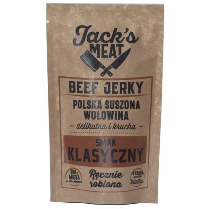Bœuf séché Jack's Meat Beef Jerky assortiment de saveurs 30 g - 8 szt.