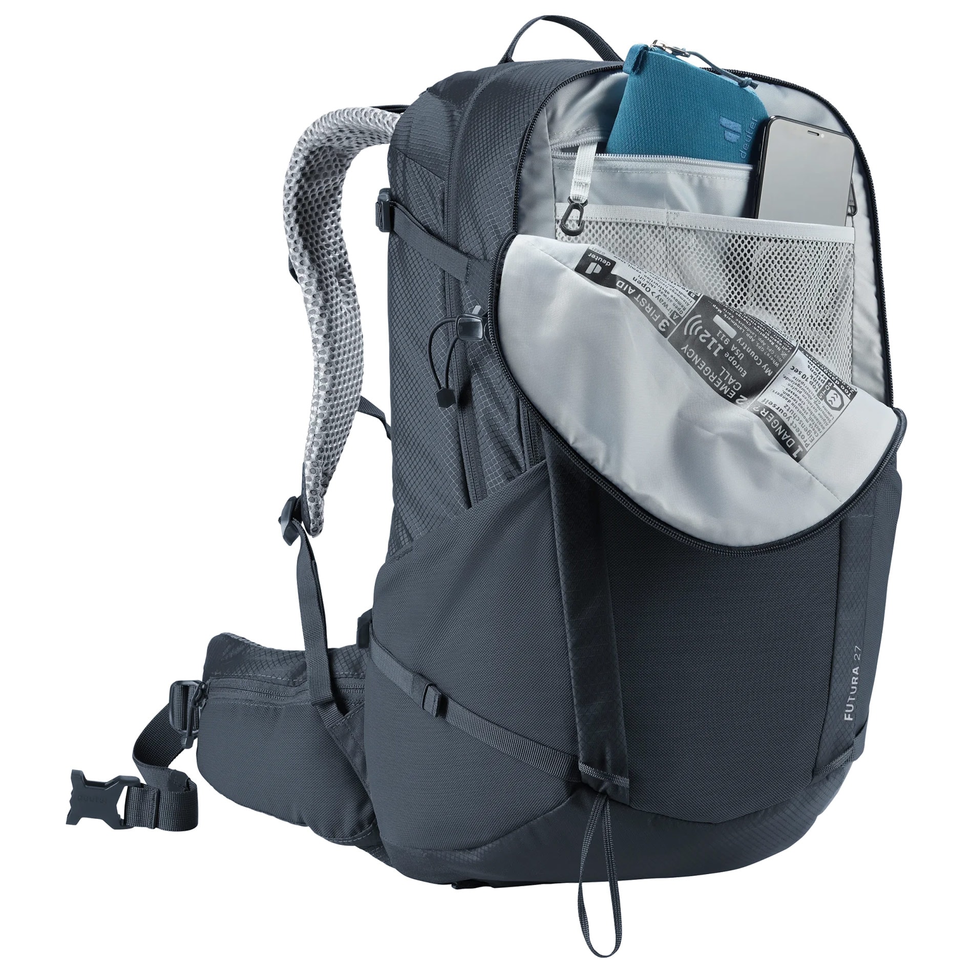 Sac à dos de randonnée Futura Deuter 27 l - Black
