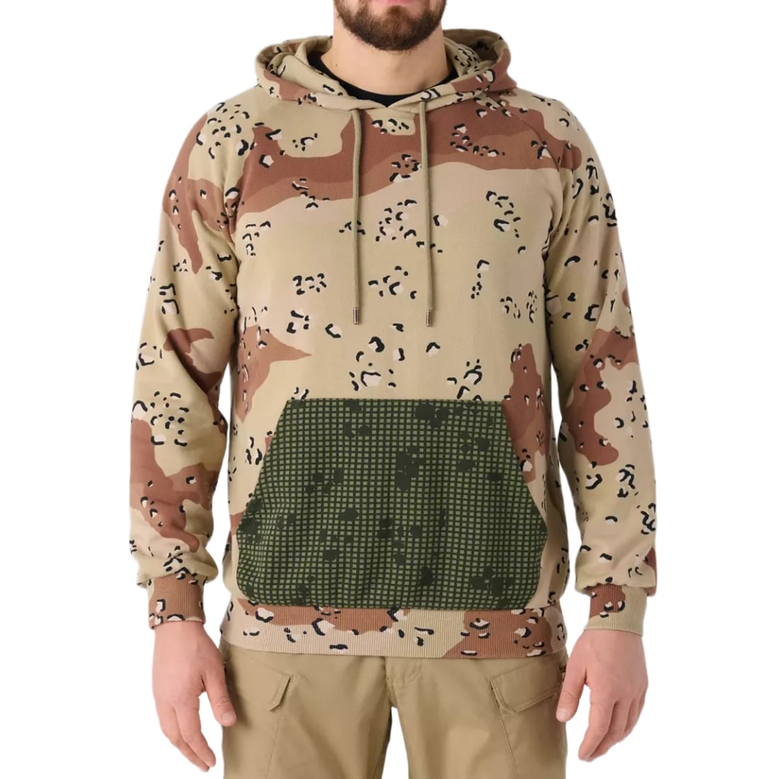 Sweat à capuche Hoodie Helikon-Tex - 6 Color Desert/Desert Night Camo