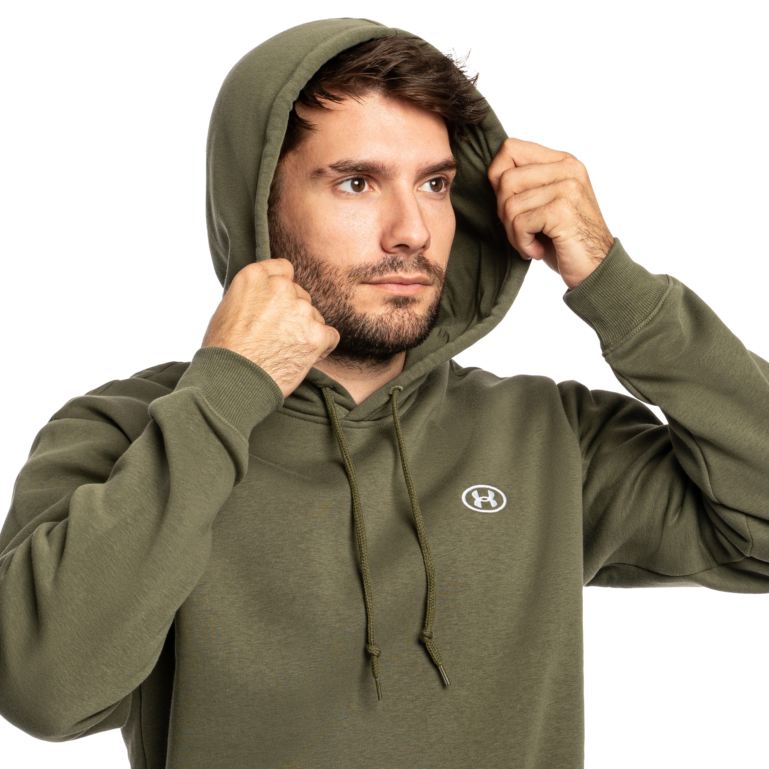Sweat-shirt Rival Fleece Under Armour - Marine OD Green