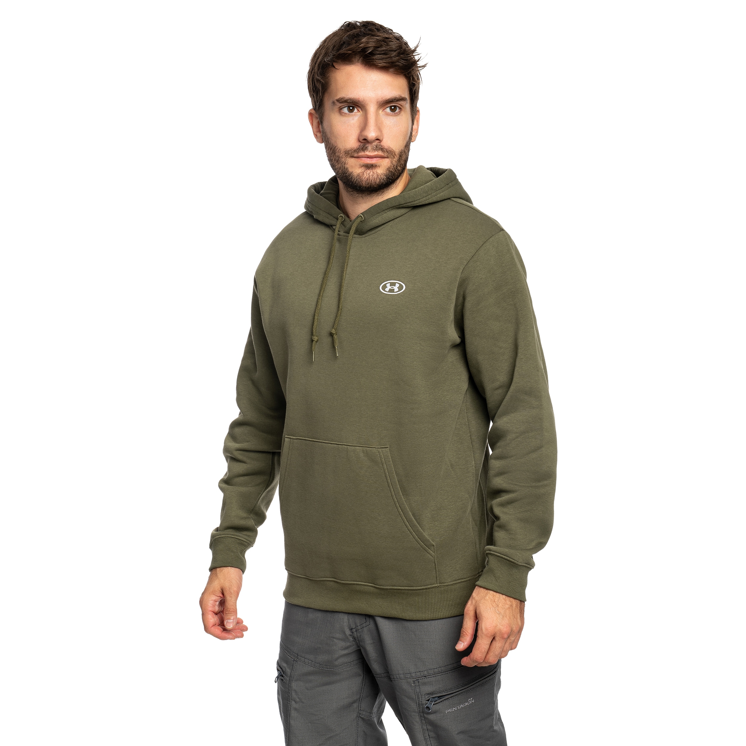 Sweat-shirt Rival Fleece Under Armour - Marine OD Green