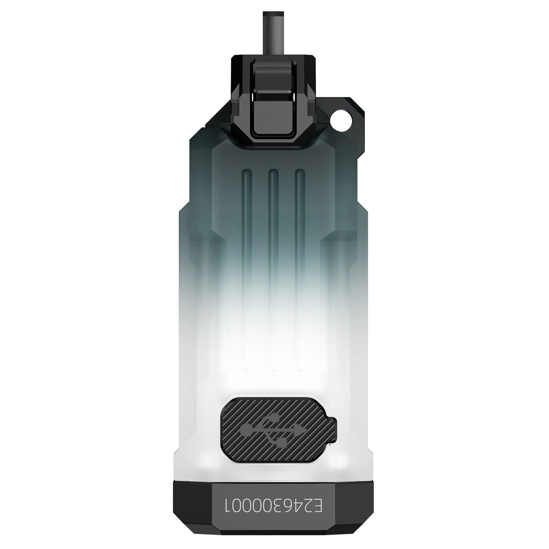 Lampe porte-clés E1 Pulse Black Wuben 150 lumens