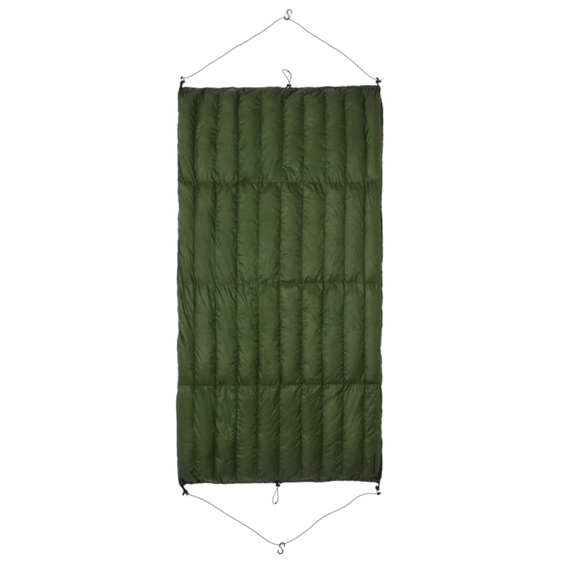 Sous-couverture en duvet pour hamac Underquilt Glen 400 Fjord Nansen - Olive Drab