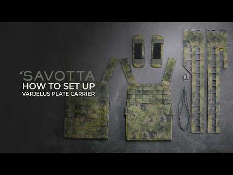Gilet tactique Varjelus Plate Carrier Savotta - Green