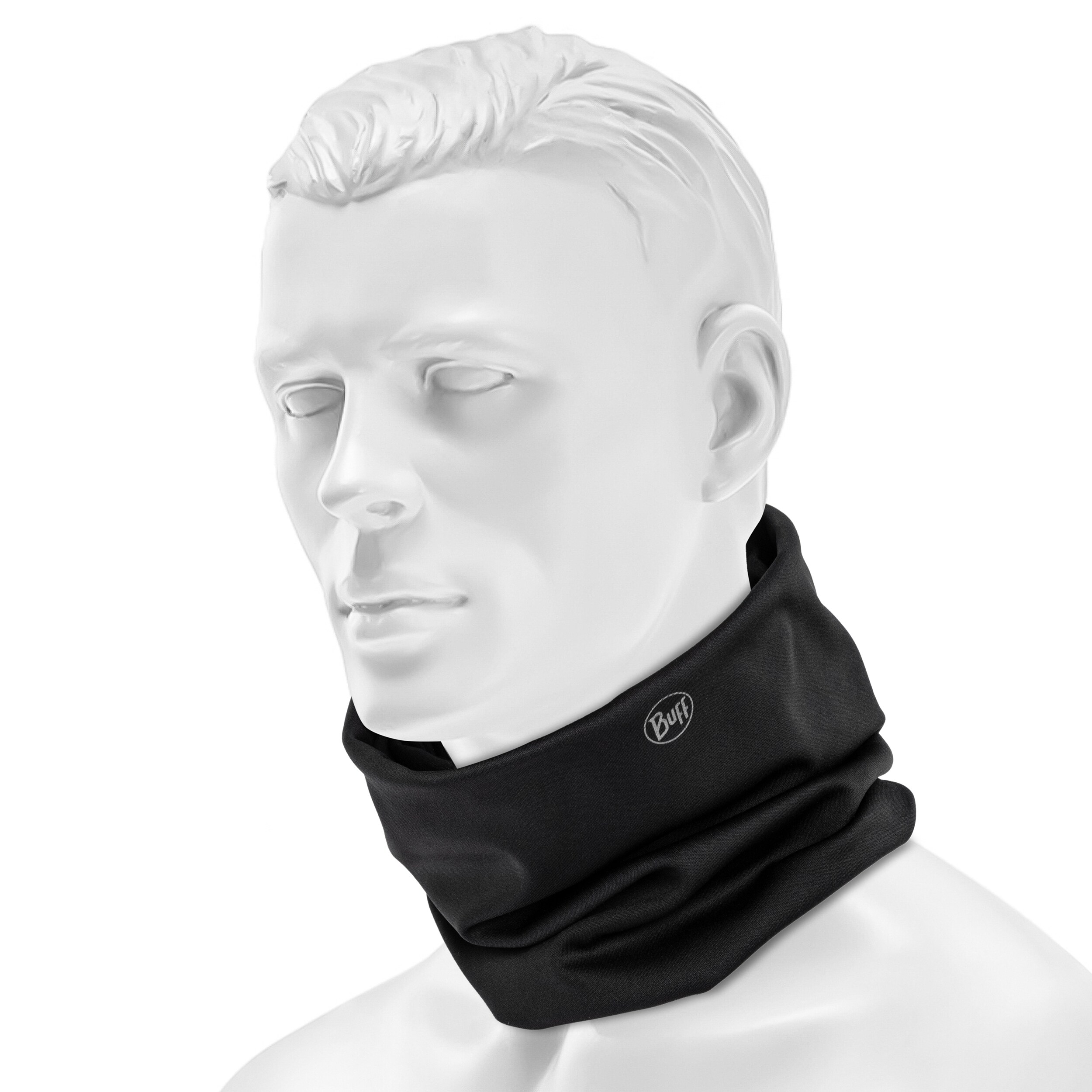 Chusta de protection Windproof Solid Buff - Black