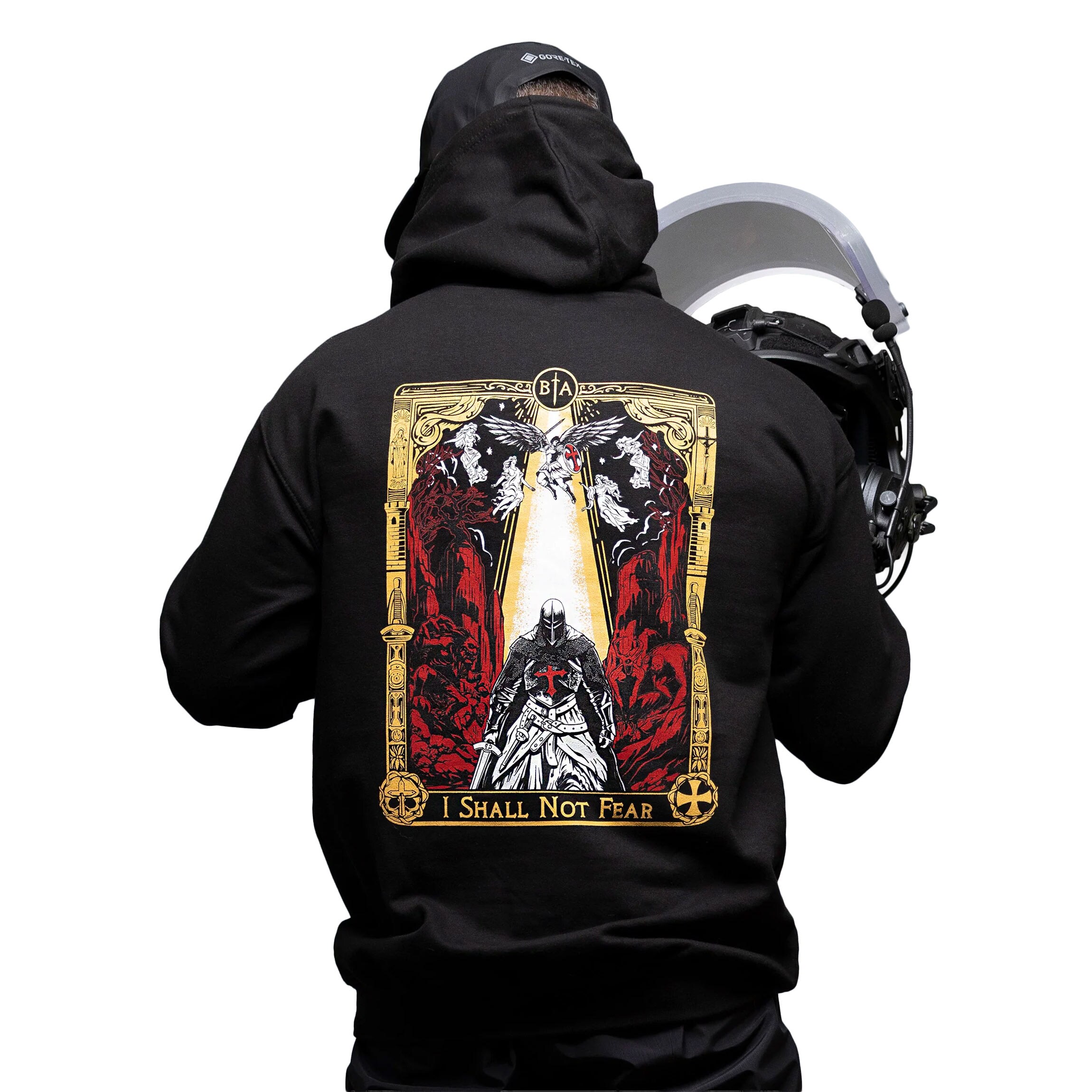 Sweat à capuche No Fear Hoodie Brothers in Arms - Black