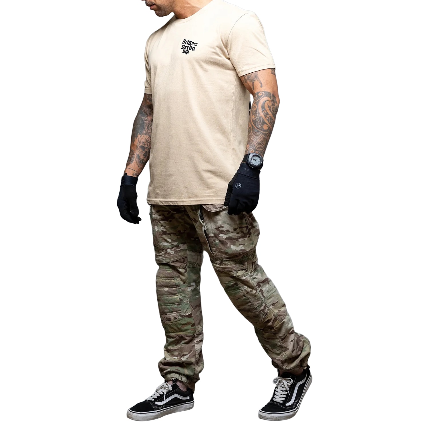 T-shirt Acta non Verba Brothers In Arms - Sand