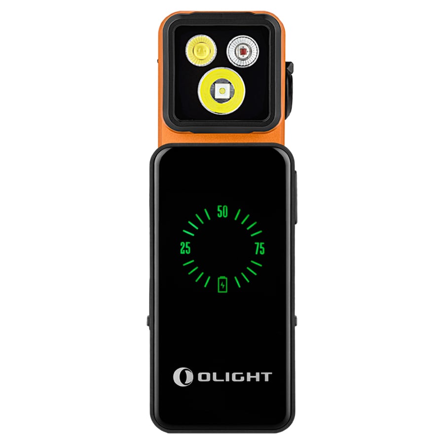 Lampe torche rechargeable Oclip 2 Pro Premium Olight 530 lumens - Orange