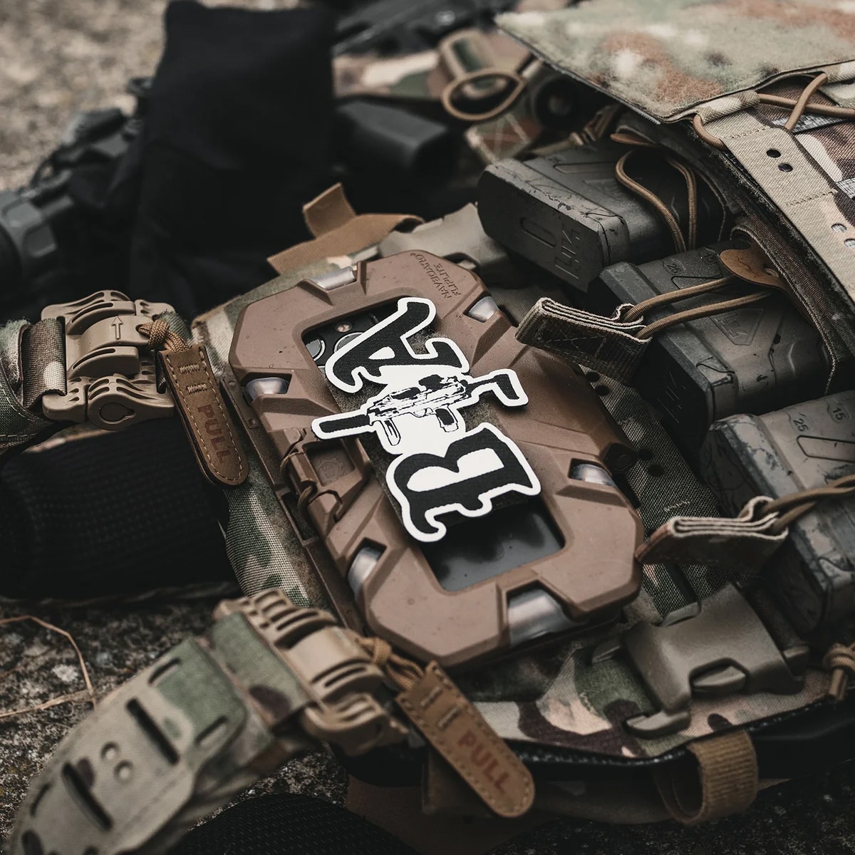 Patch BIA MP7 Patch Brothers in Arms - Black