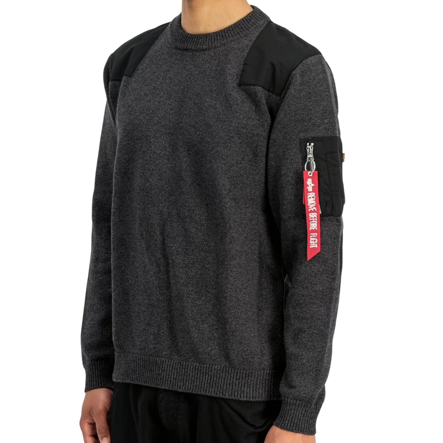 Pull Knitted Utility Alpha Industries - Black