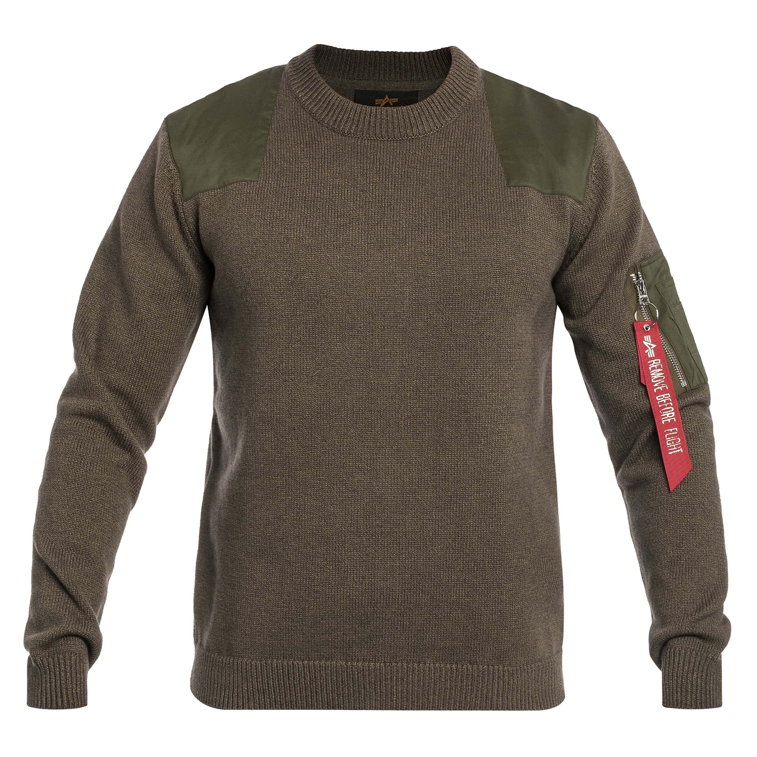 Pull Knitted Utility Alpha Industries - Mud Olive