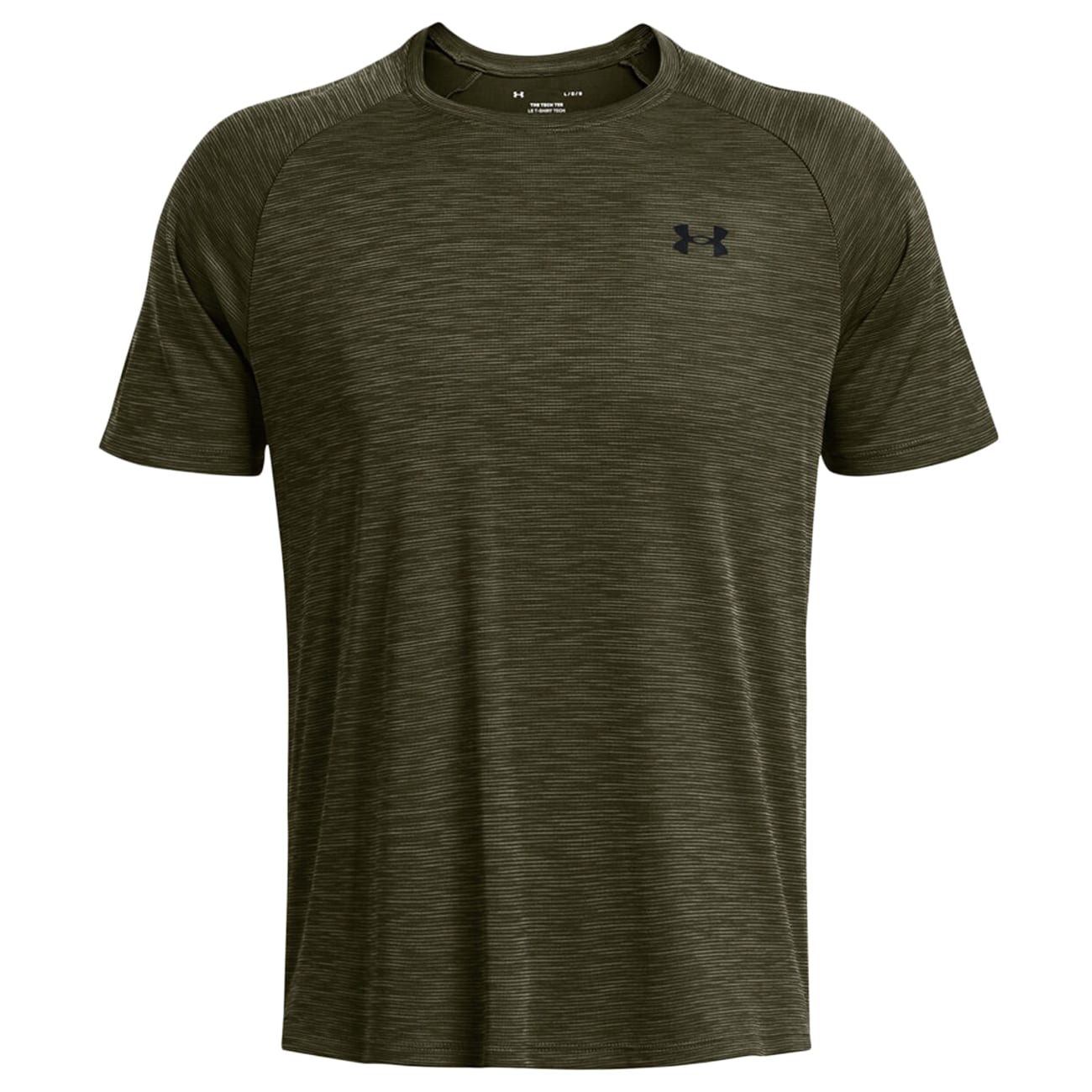 t-shirt UA Tech Textured Under Armour - Marine OD Green/Black