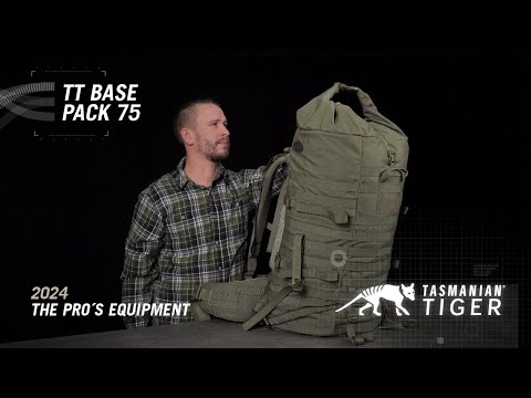 Sac à dos Base Pack Tasmanian Tiger 75-90 l - Black