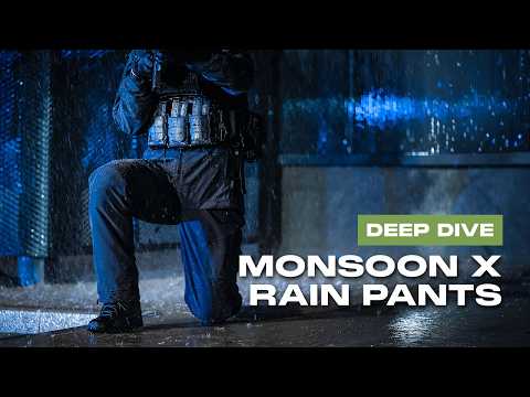 pantalon imperméable Monsoon X Tactical Rain Pants UF PRO - Black