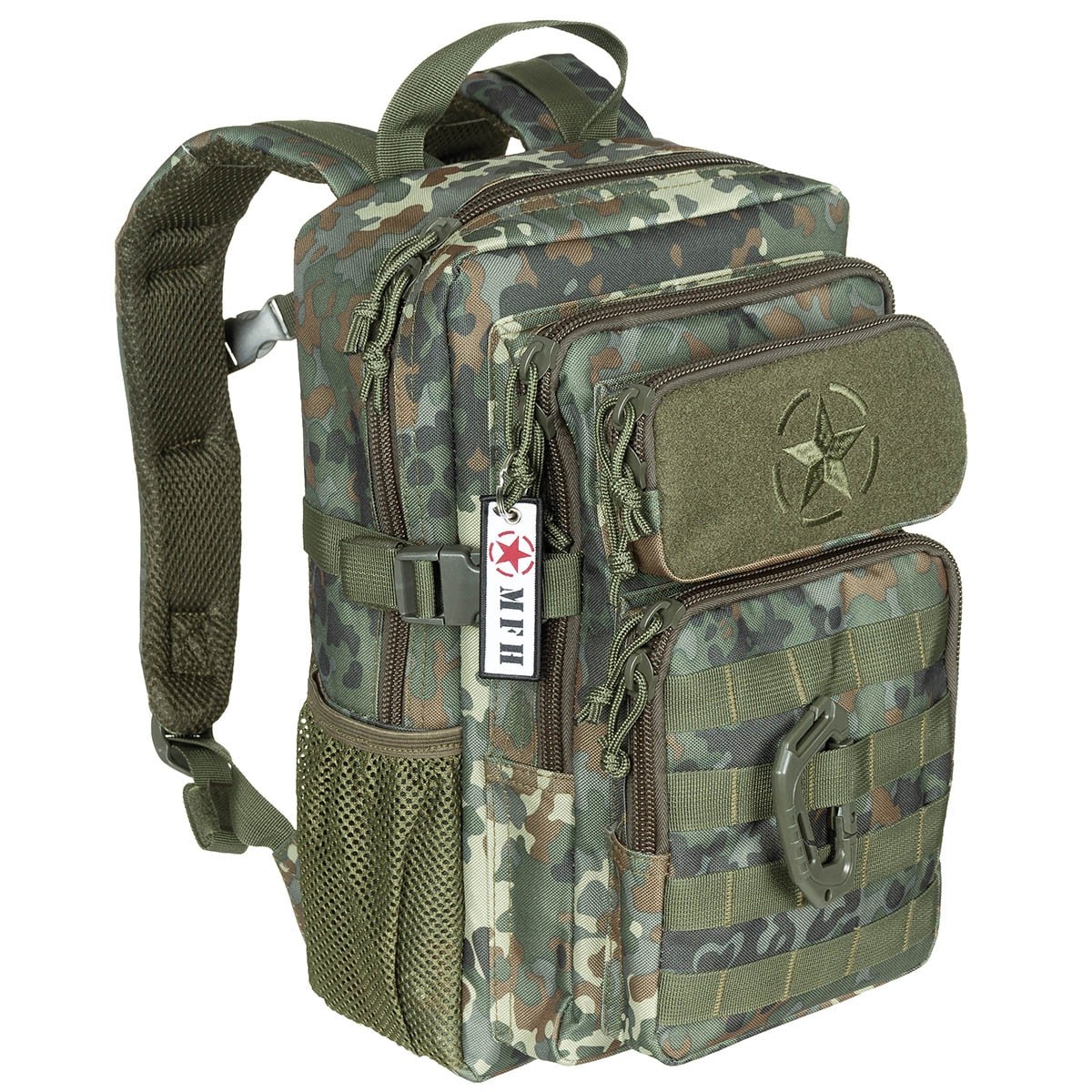 Sac à dos pour enfant US Assault Youngster 15 l MFH - Flecktarn