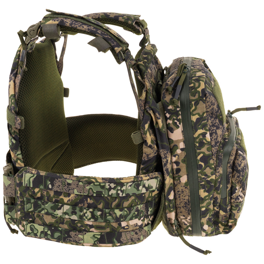 Gilet tactique Plate Carrier avec sac à dos Zip-On TMP-02 Maskpol - MAPA