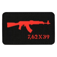 Patch AKM 7,62 x 39 Laser Cut M-Tac - Black/Red 
