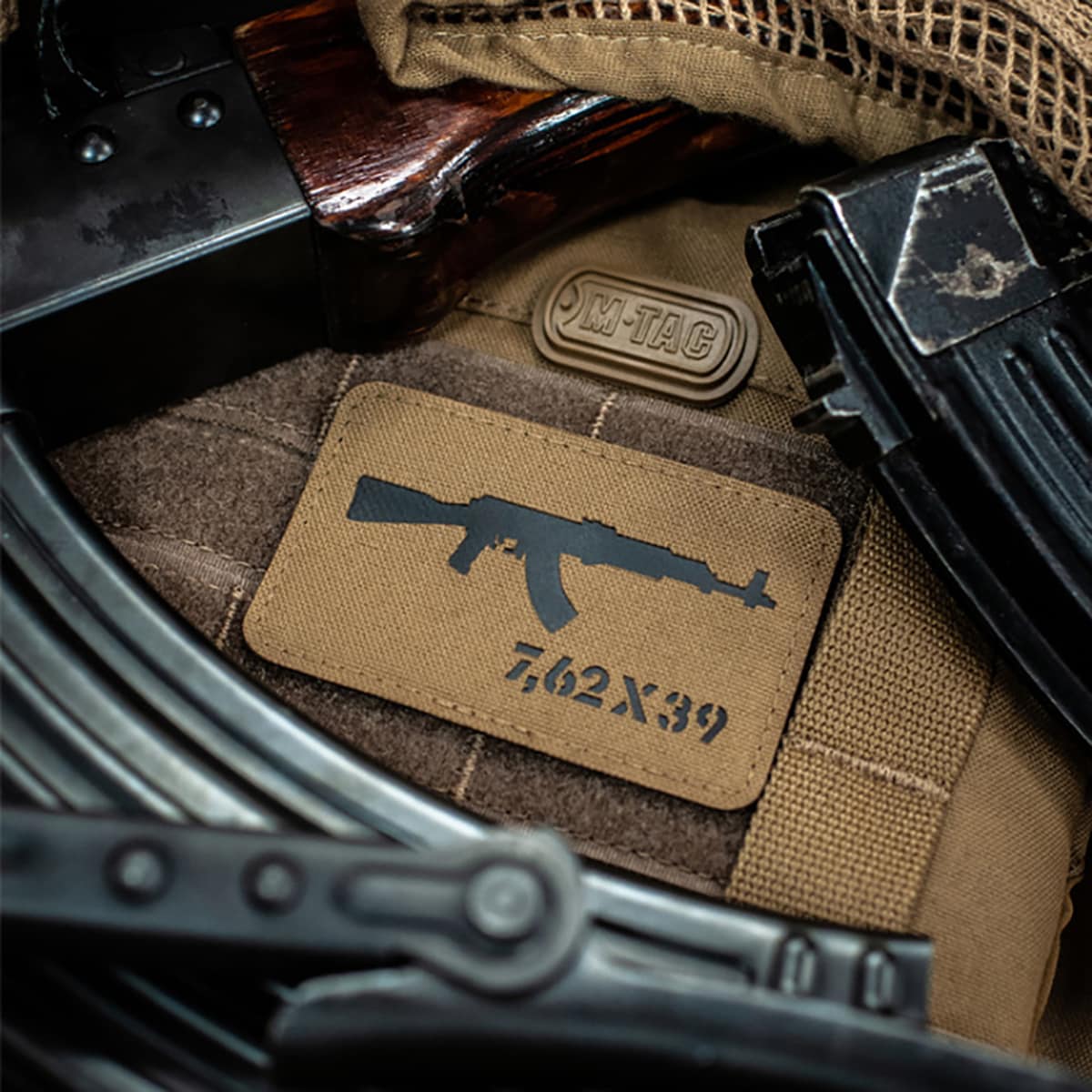 Patch AKM 7,62 x 39 Laser Cut M-Tac - Coyote/Black 