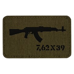 Patch AKM 7,62 x 39 Laser Cut M-Tac - Ranger Green/Black