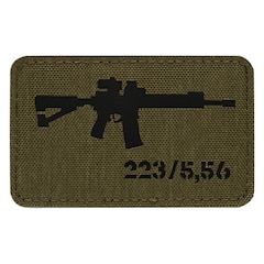 Patch AR-15 223/5,56 Laser Cut M-Tac - Ranger Green/Black