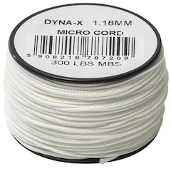 Cordon Dyna X Micro Cord 30 m Atwood Rope MFG - White
