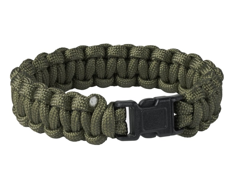 Bracelet Paracord Survival Bracelet boucle Helikon - Olive Green