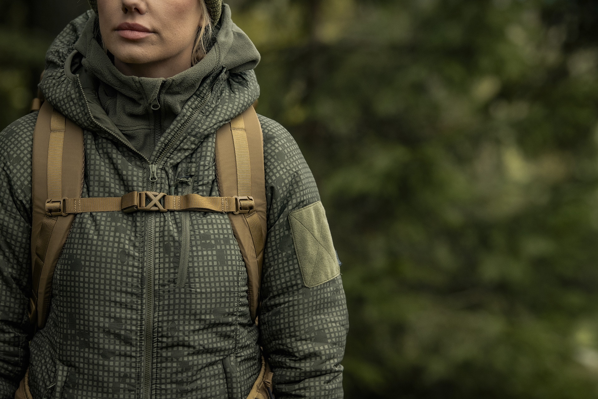 Veste pour femme Wolfhound Hoodie Helikon - Desert Night Camo