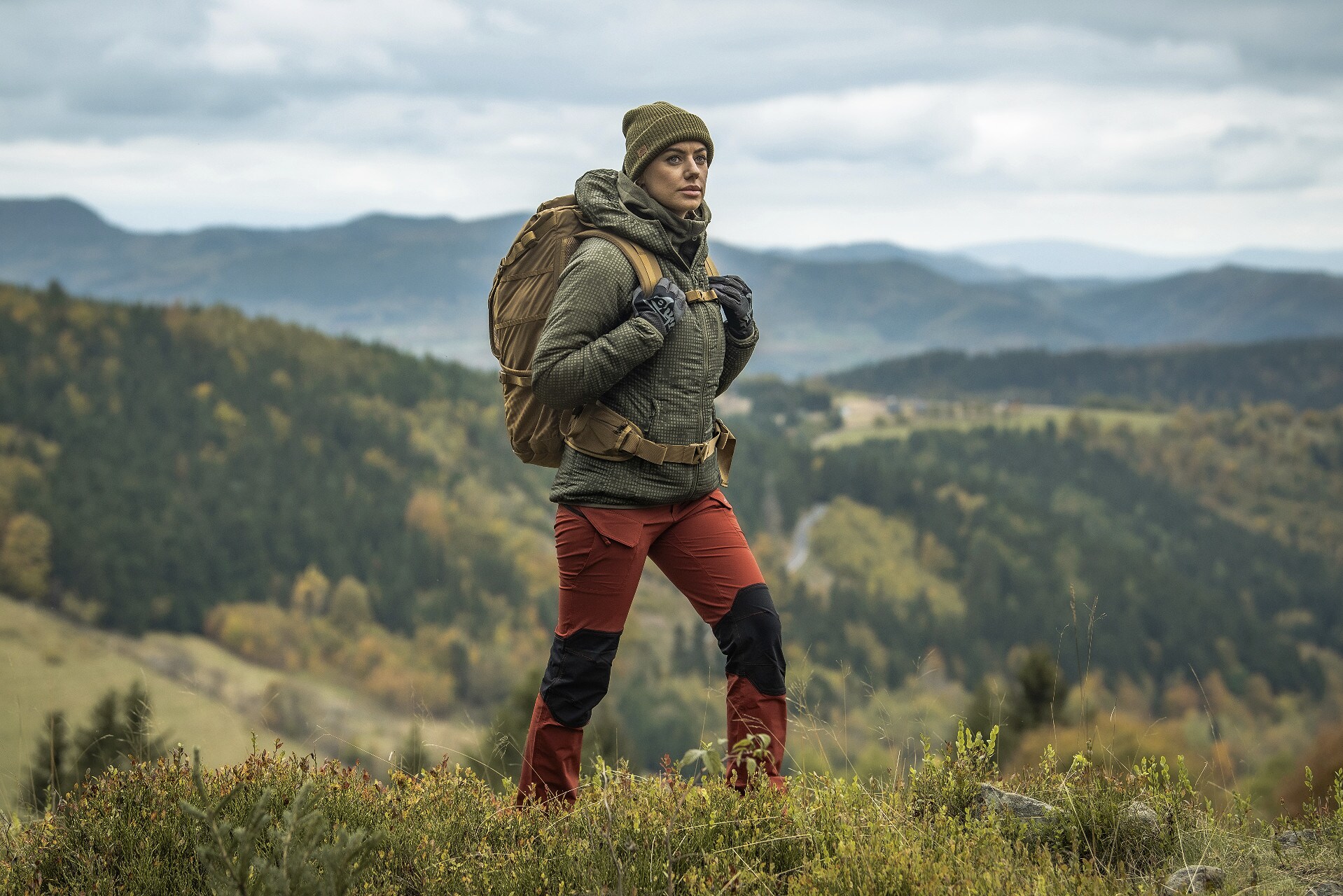 Veste pour femme Wolfhound Hoodie Helikon - Desert Night Camo