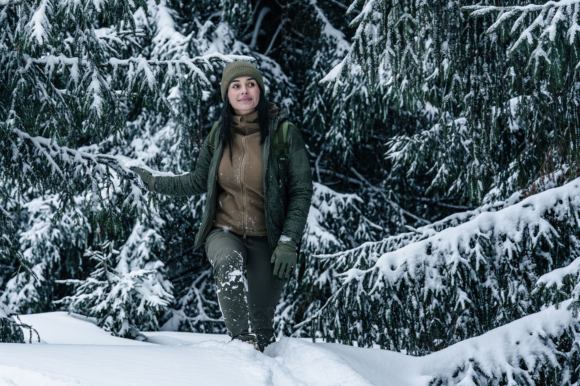 Veste pour femme Wolfhound Hoodie Helikon - Desert Night Camo