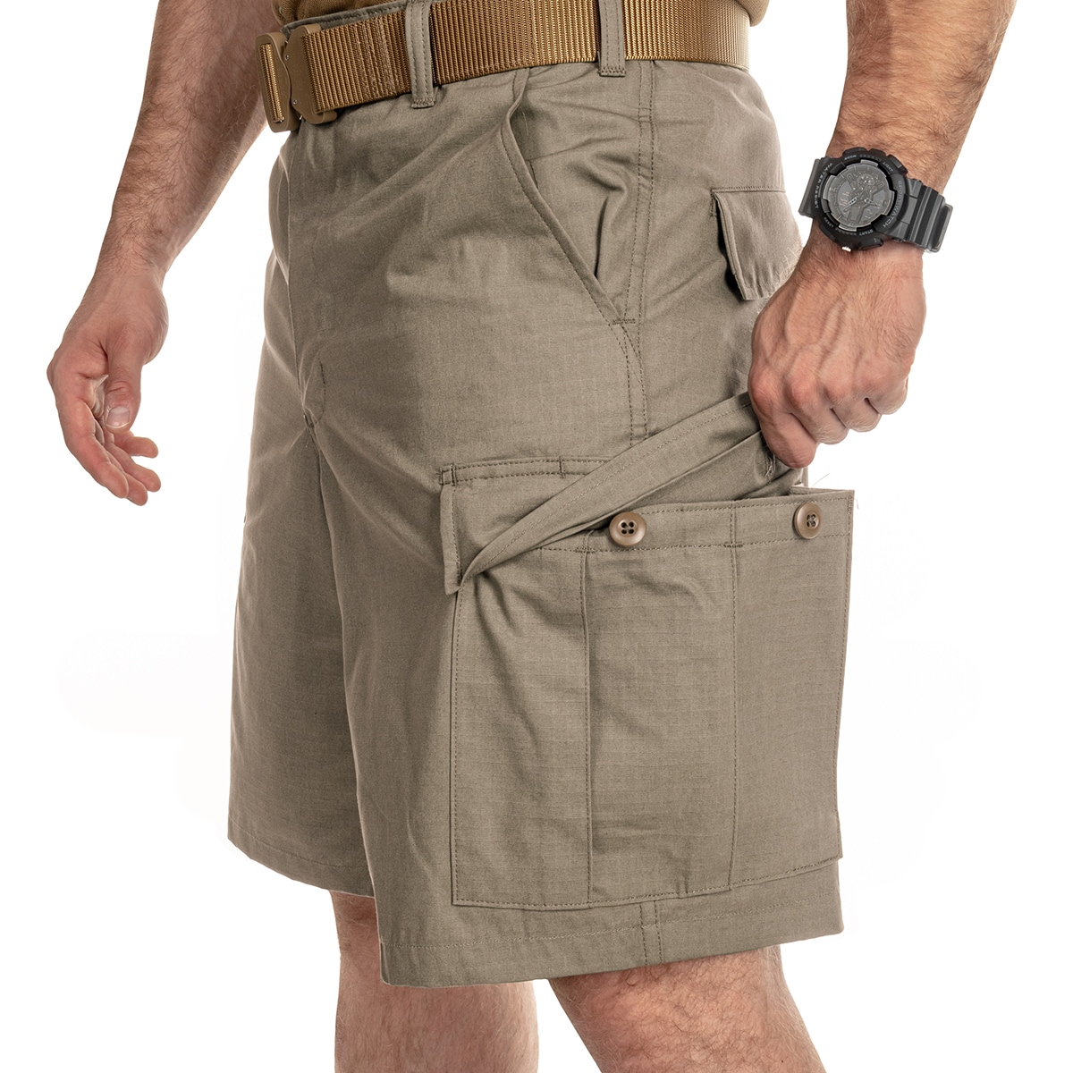 Short BDU Cotton RipStop Tru-Spec - Khaki 