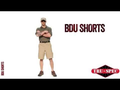 Short BDU Cotton RipStop Tru-Spec - Khaki 