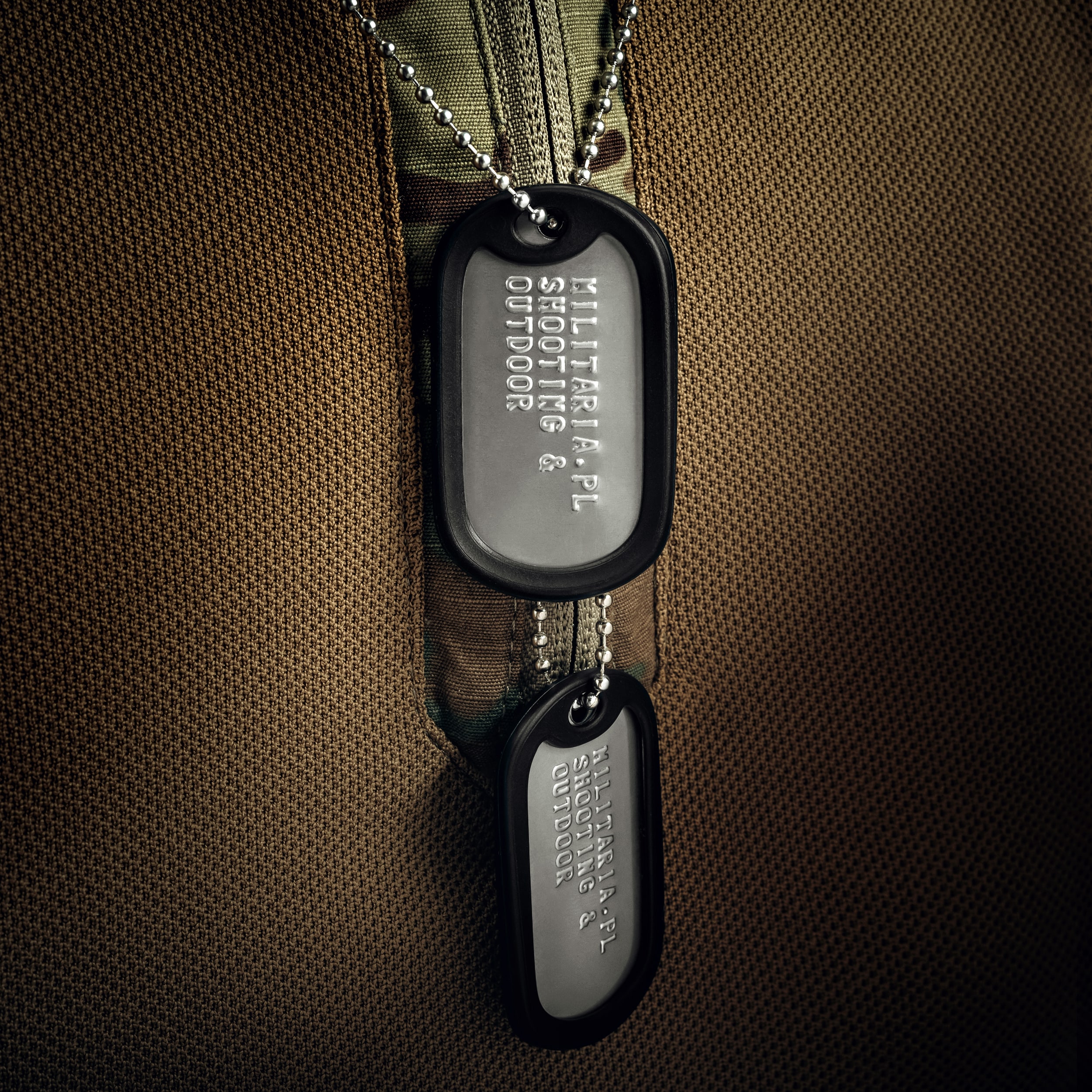 Plaques didentité avec gravure US Dog Tag Mil-Tec