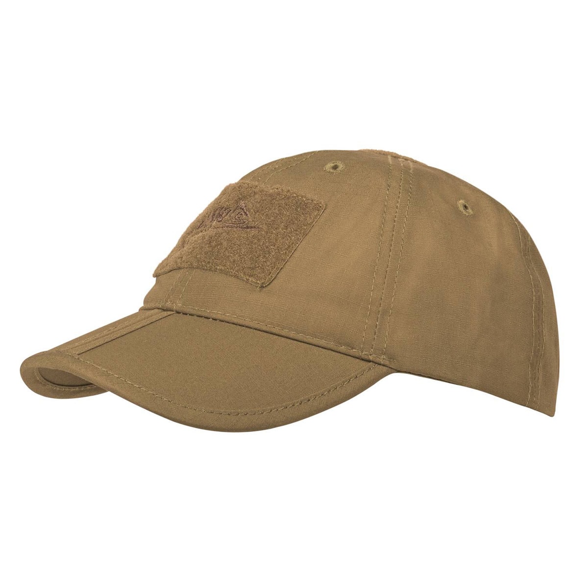 Casquette avec velcro Folding PolyCotton Rip-Stop Helikon - Coyote