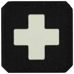 Patch médical fluorescent Medic Cross Laser Cut fluorescencyjna M-Tac  - Black/GID