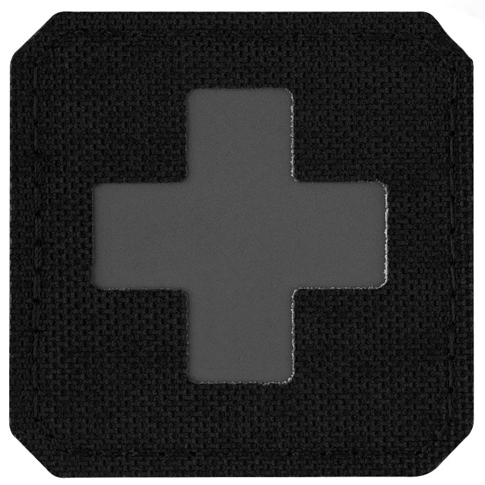 Patch médical Medic Cross Laser Cut M-Tac - Black/Grey